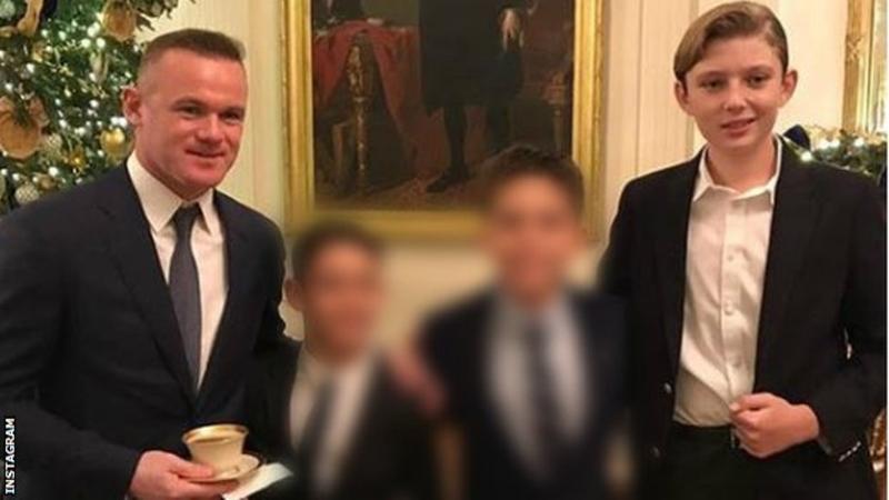 Ex-England captain Wayne Rooney visits White House