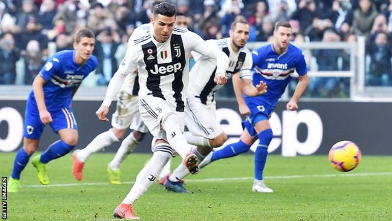 Serie A: VAR controversy as Juventus beat Sampdoria