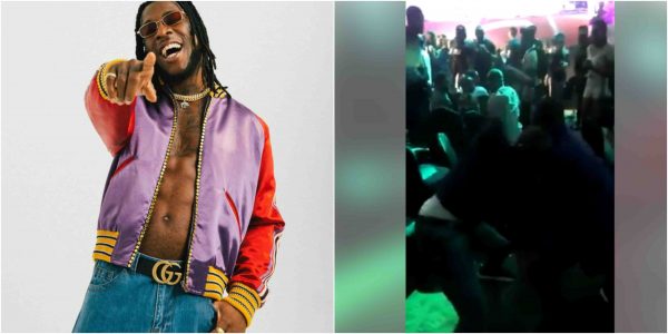 Burna Boy Live: Men fight one another over woman at concert