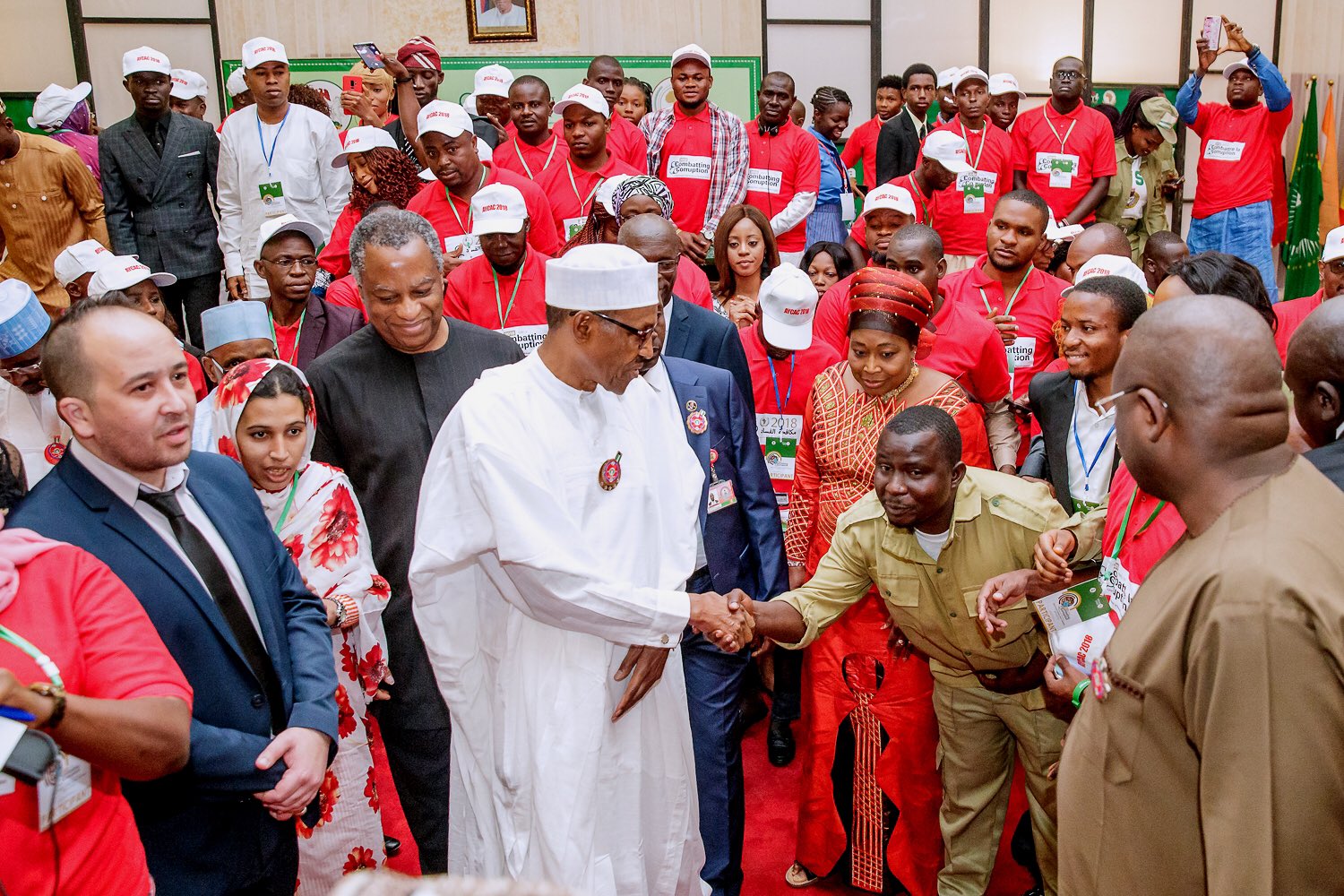 Buhari throws challenge at African youths