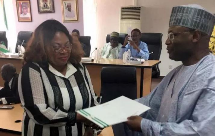INEC swears in new secretary