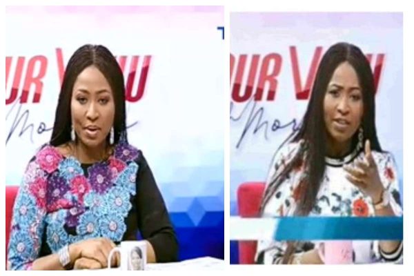 Morayo Afolabi breaks down on TV, apologizes to husband[VIDEO]