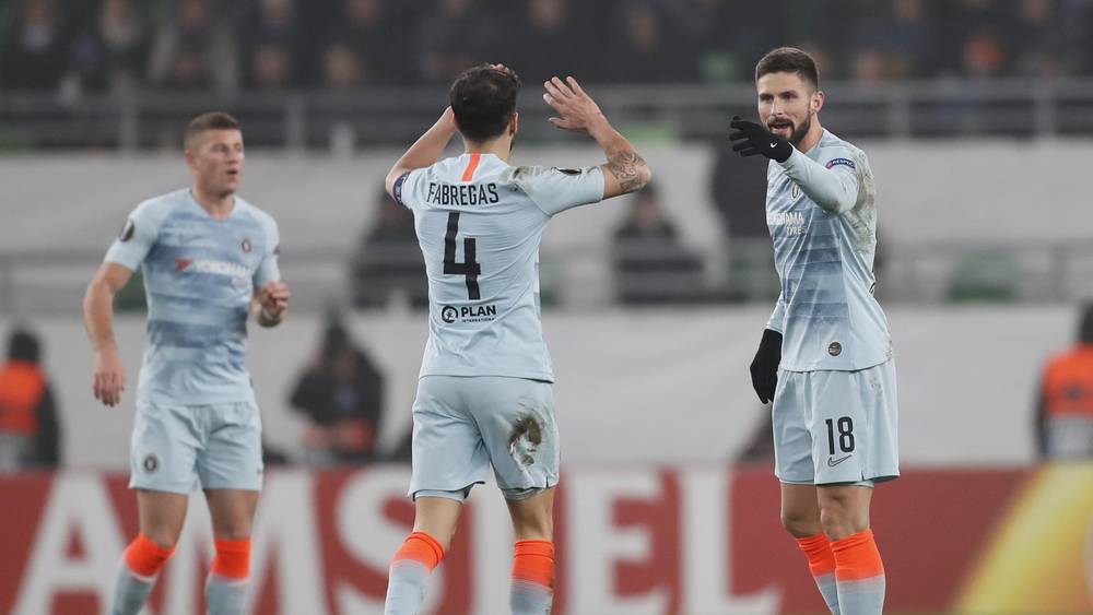 Europa: Sloppy Chelsea held by MOL Vidi despite Giroud stunner