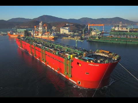 World’s largest floating LNG platform starts production in Australia