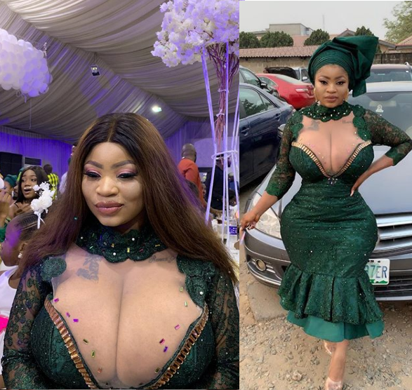 Roman goddess reveals boobs in sexy outfit