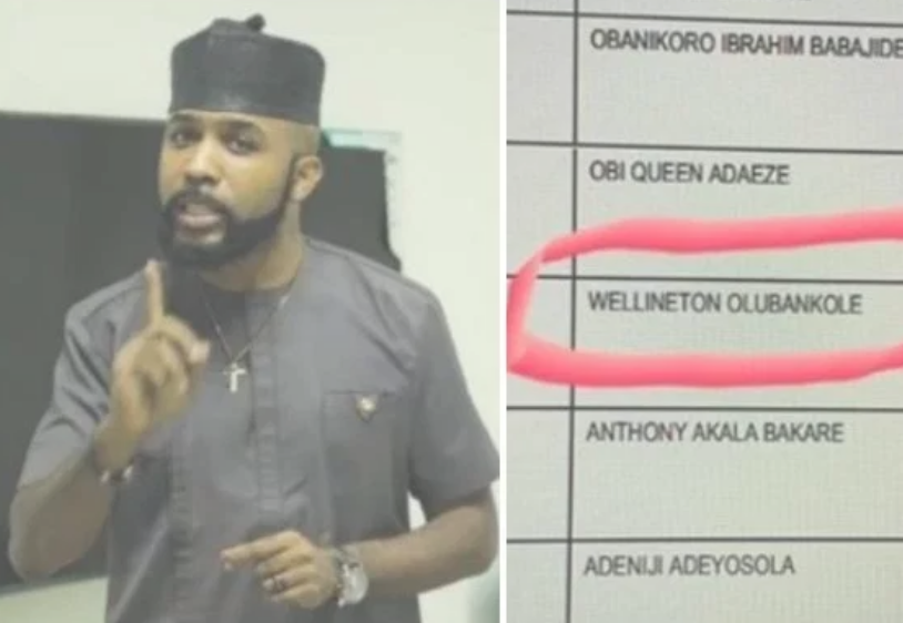 Banky W raises alarm, says INEC misspelt his name, printed wrong party logo