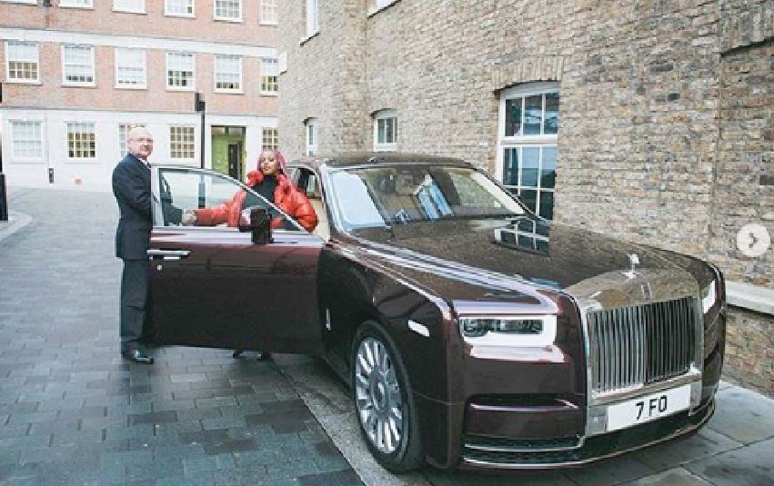 Otedola’s daughter, DJ Cuppy buys N162m customized Rolls Royce Phantom