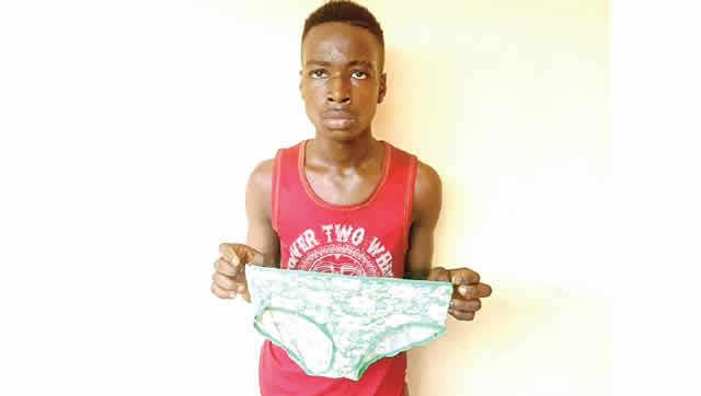 Apostle speaks against stealing of female pants