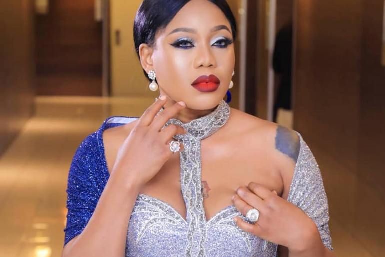 People said I’d die carrying you-Toyin Lawani celebrates two-month-old daughter