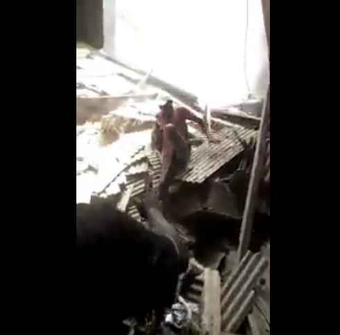 BREAKING: Many feared dead as another building collapses in Lagos Island[VIDEO]