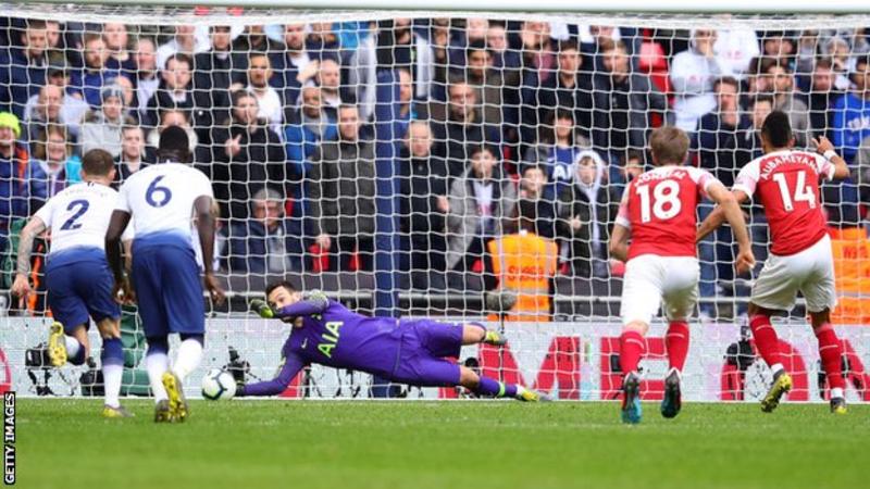 Aubameyang misses penalty in north London derby draw