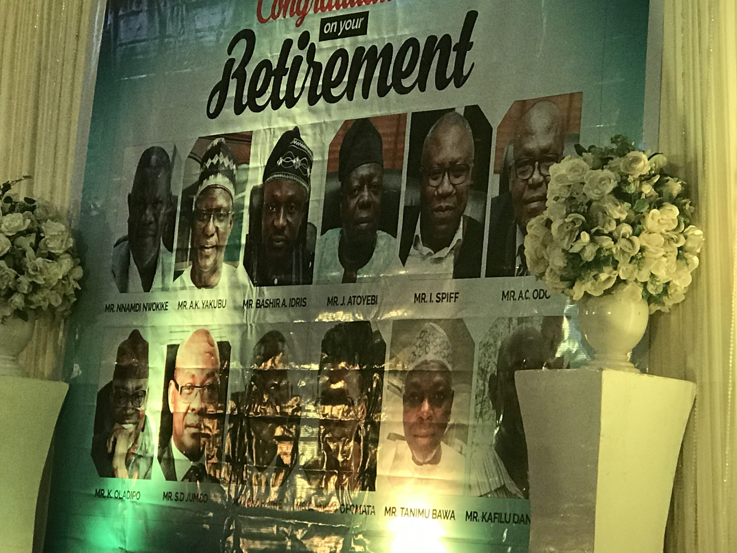 [Photos] NCC holds valedictory service for its Director, Public Affairs Dept. Mr. Nwokike, 11 other restorers