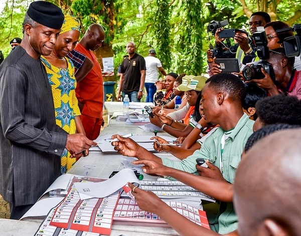 Osinbajo wins polling unit for APC