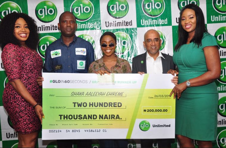 GLOIN60SECONDS prize will help me rent house in Lekki - Grand finale winner