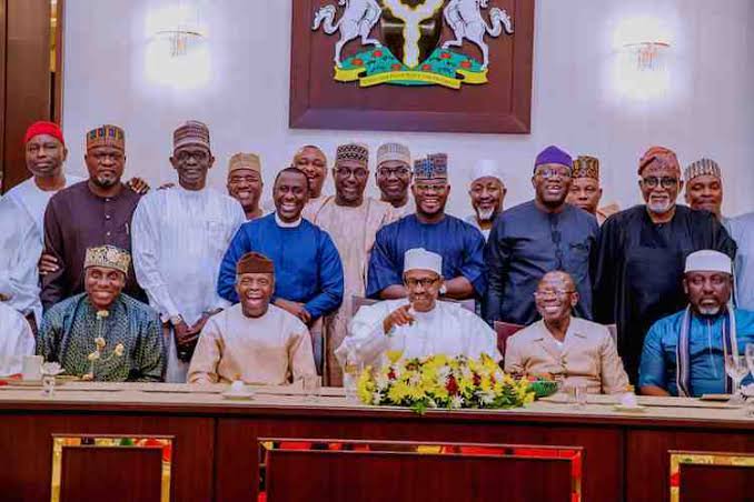 What Buhari  told APC Governors, Senators-elect