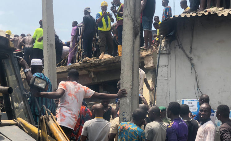Lagos collapsed building: ‘My sister’s three children under rubble’