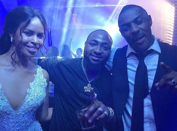 Davido delivers surprise performance at Idris Elba’s wedding