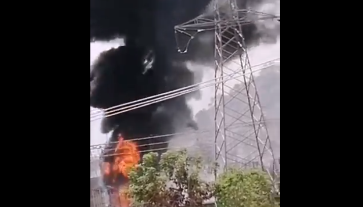 Abuja: Apo transmission station catches fire [Video]