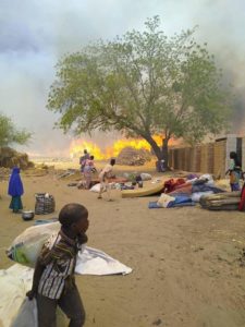 Fire destroys 140 shelters in Borno IDPs camp