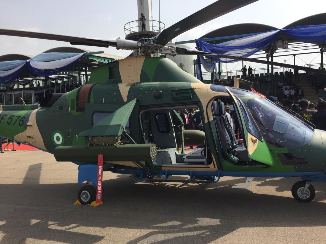 2019 NAF day: Buhari commissions two new combat helicopters [Photos/Video]