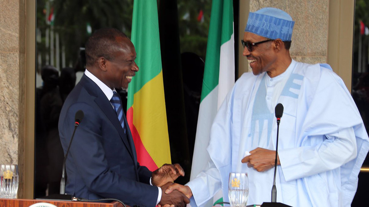 Buhari hosts Beninese President at Aso Villa