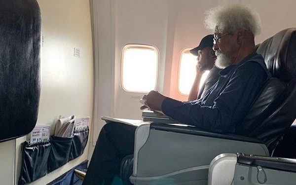 Aircraft seat controversy: My story, by Wole Soyinka