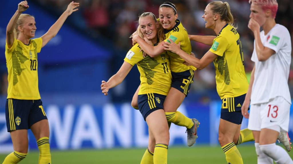 2019 FIFA WWC: Sweden sink Canada to set up Germany clash