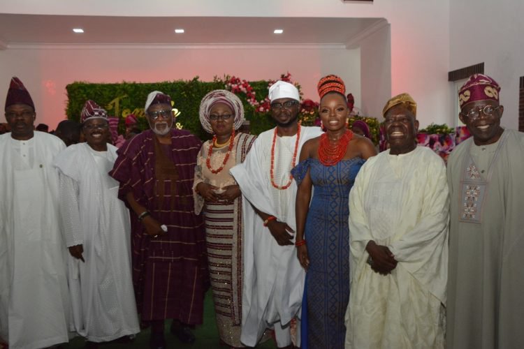 Photos: Tinubu, Amosun, Ajimobi, Akande, others storm Ondo for Akeredolu’s daughter’s wedding