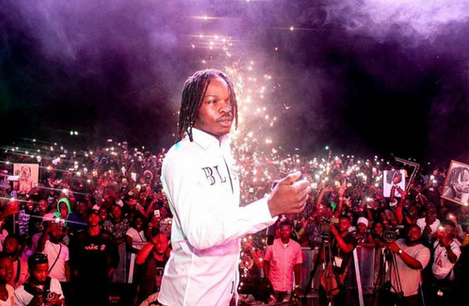 Commotion as Naira Marley gets barred from performing at UNILAG [VIDEO]