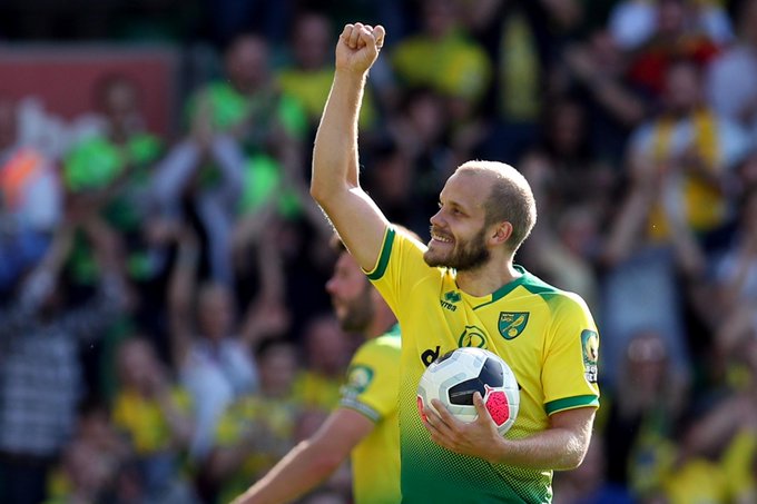 EPL: Pukki shines as Norwich City stun Manchester City at Carrow Road