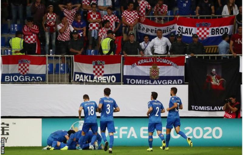 Euro 2020: Azerbaijan stun World Cup finalists Croatia