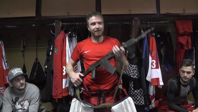 MVP: Russian goalkeeper gets AK-47 as prize