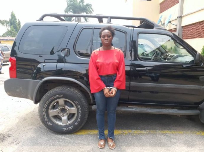 Woman arrested after escaping with estranged lover’s SUV after sex romp