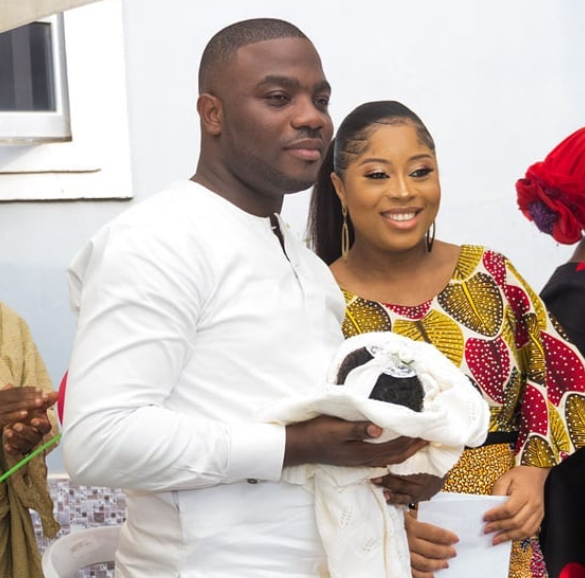Benita Okojie welcomes baby girl with hubby