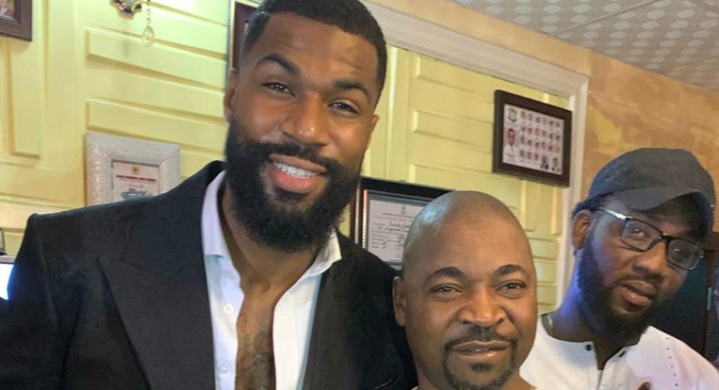 Excitement as Big Brother Naija’s Mike visits MC Oluomo