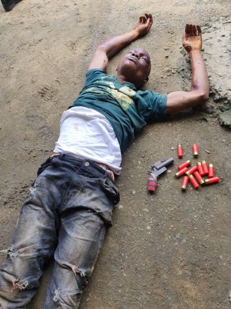 Graphic photo: Notorious Rivers kidnap kingpin ‘Devil’ gun down