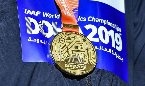 Doha 2019: Athlete receives ram gift for winning medal