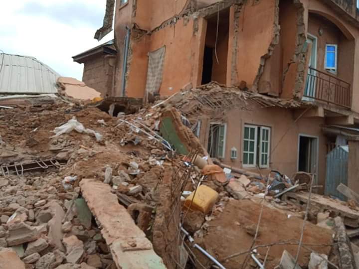 Police confirm collapse of two-storey building in Jos