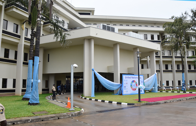 Photos: FG hands over rebuilt UN structure in Abuja eight years after Boko Haram bombing