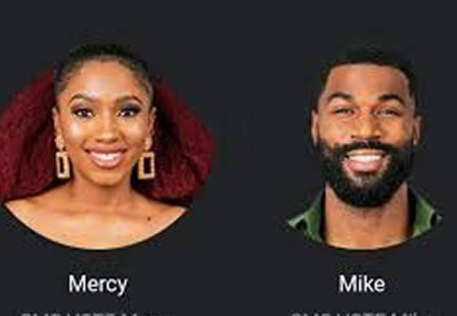Mercy, Mike dominate social media as fans await BBNaija grand finale