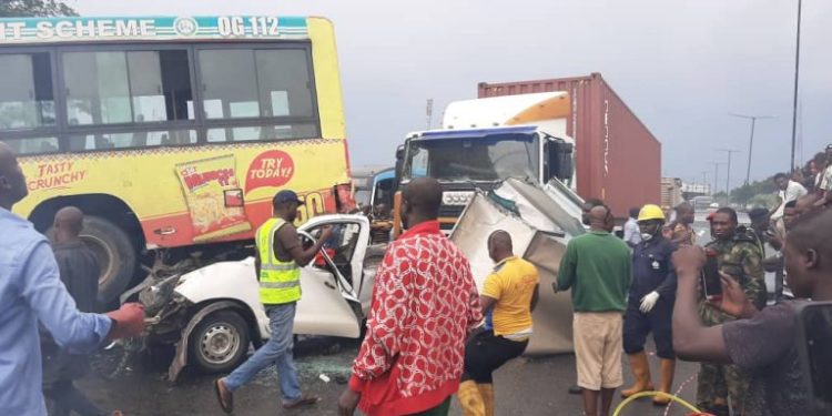 Two feared killed on Otedola Bridge accident