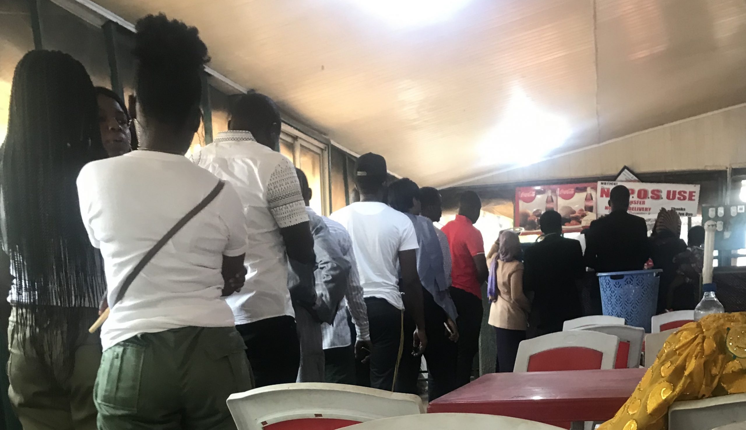 Iya-Oyo: Legendary Abuja amala spot, where customers queue in hundreds, clean plates before buying meals
