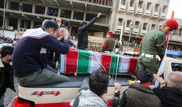 Iraq holds massive funeral for slain top Iranian general Soleimani