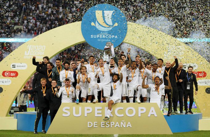 Real Madrid lift Spanish Super Cup