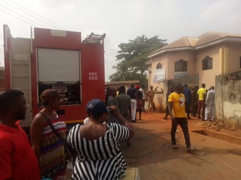 Delta church goes aflame during service