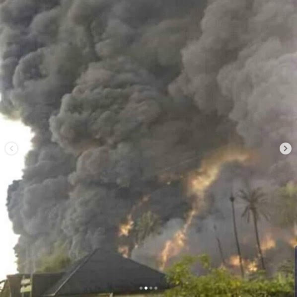 Fire engulfs Rivers Government scrap yard