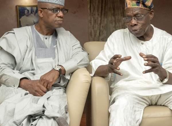 Obasanjo storms Ogun governor’s office