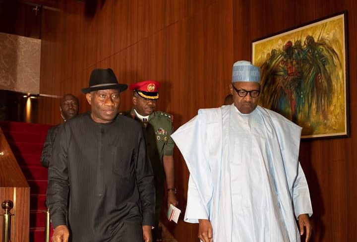 Breaking: Goodluck Jonathan storms Aso Rock