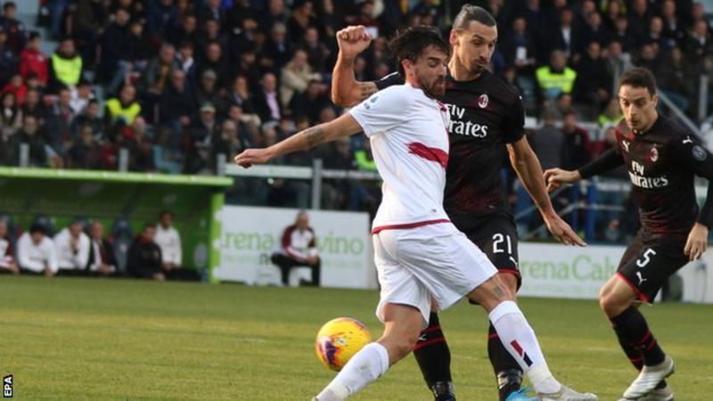 AC Milan striker, Ibrahimovic tests positive for Covid-19