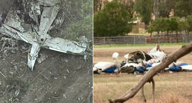 Four die in mid-air plane collision